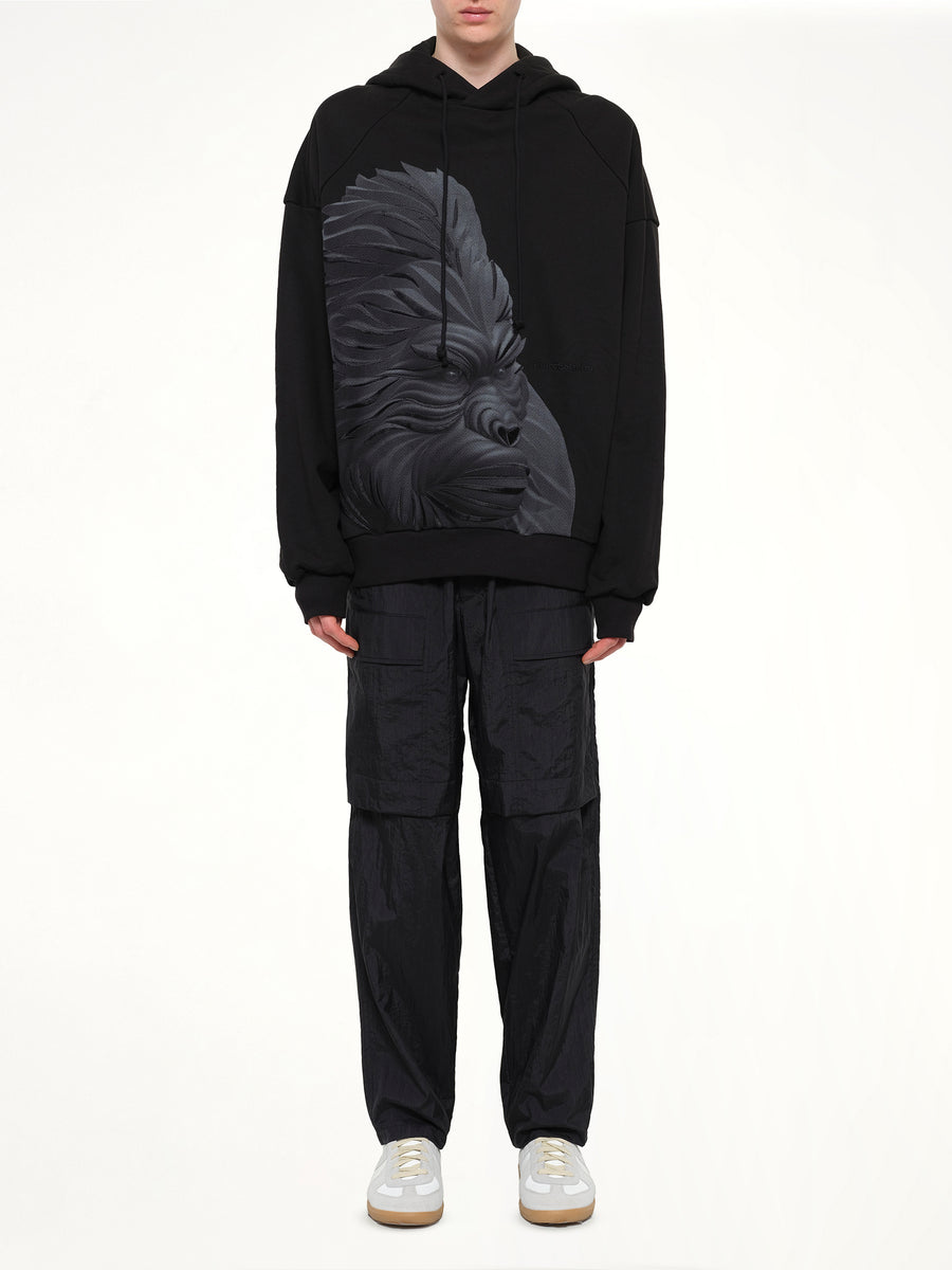 Gorilla Hoodie in Black