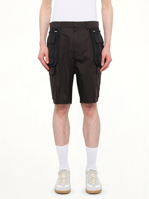 Juunj Cargo Shorts in Black