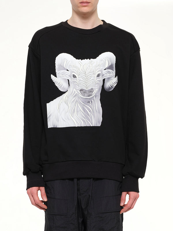 Ram Sweatshirt in Black