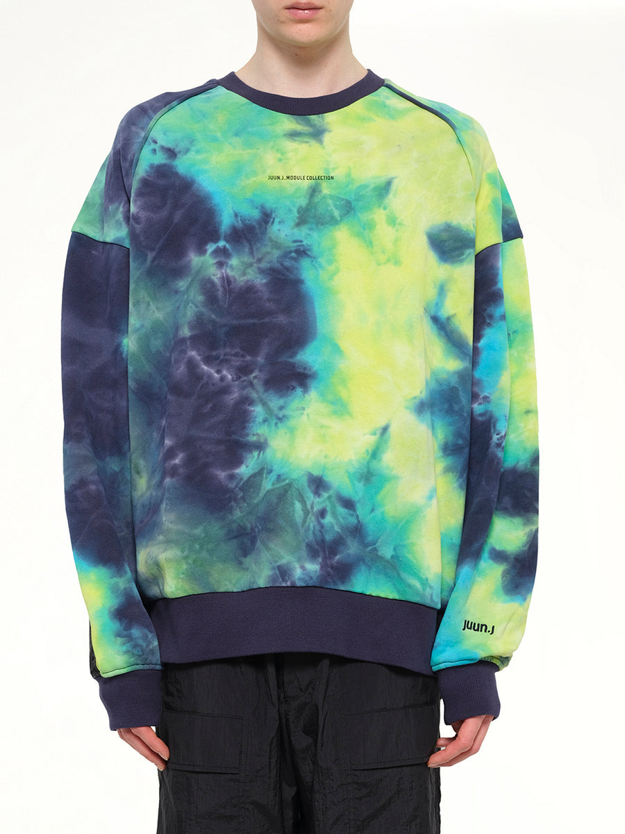 Tie Dye Sweatshirt in Blue
