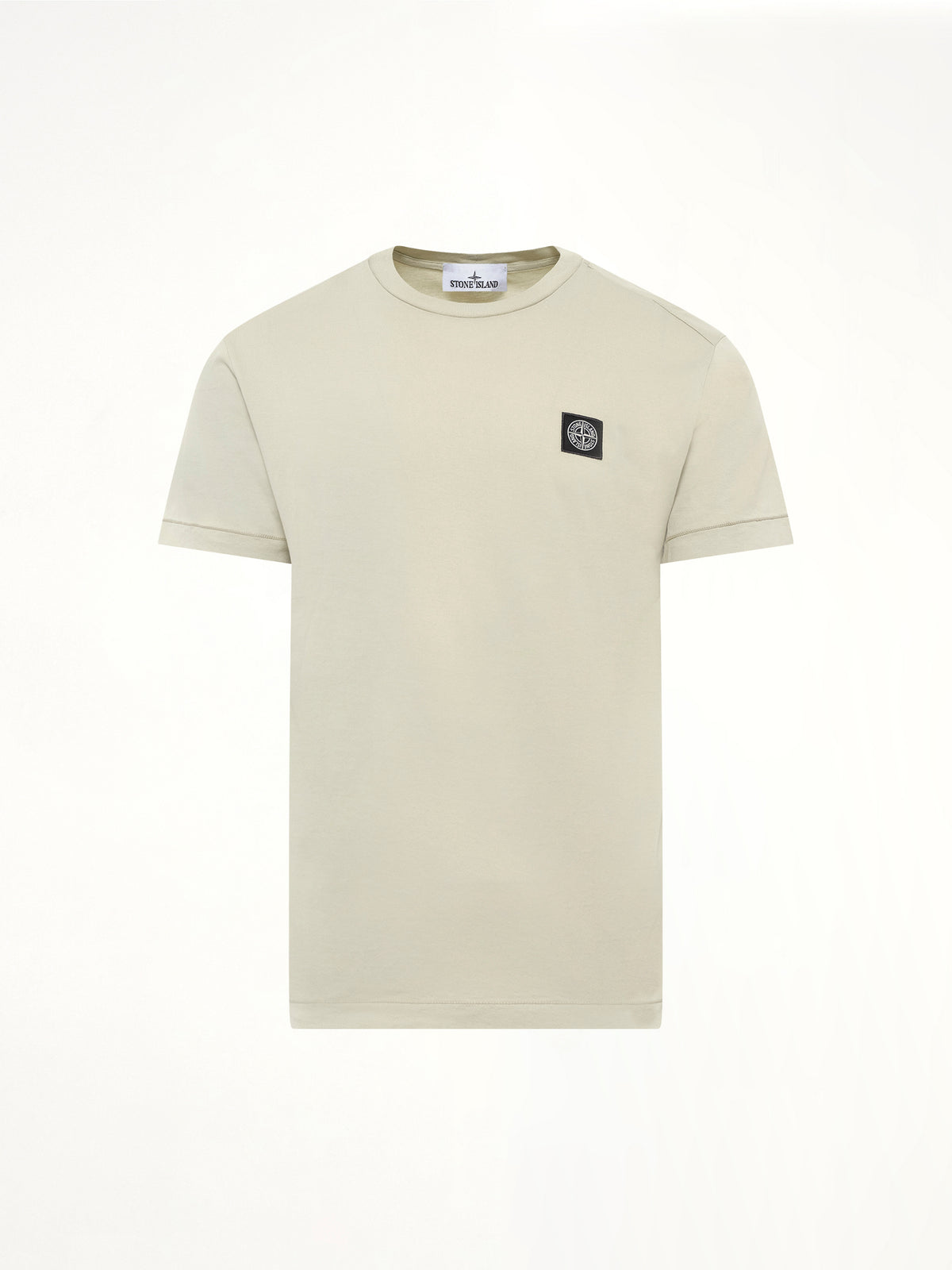 2100027 Cotton Compass Patch T-Shirt in Sand