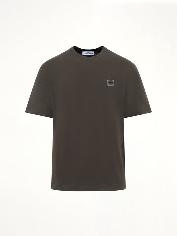 2100030 Cotton Compass T-Shirt in Coal Grey