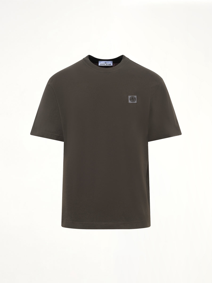 2100030 Cotton Compass T-Shirt in Coal Grey