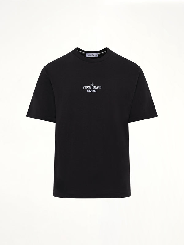 2100033 Cotton Logo T-Shirt in Black