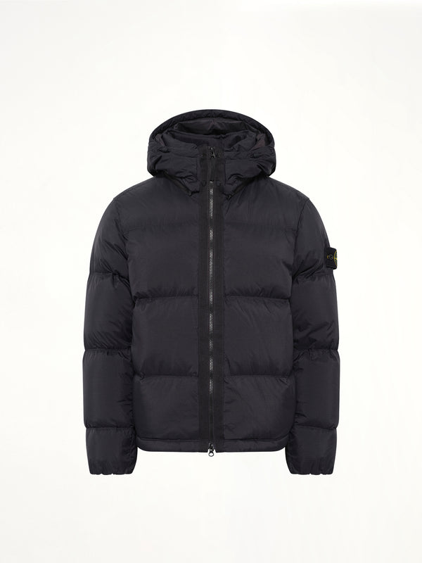 4100013 Matt Ripstop Cordura Puffer Jacket in Black