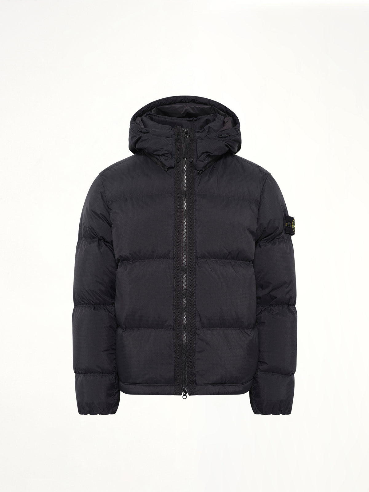 4100013 Matt Ripstop Cordura Puffer Jacket in Black
