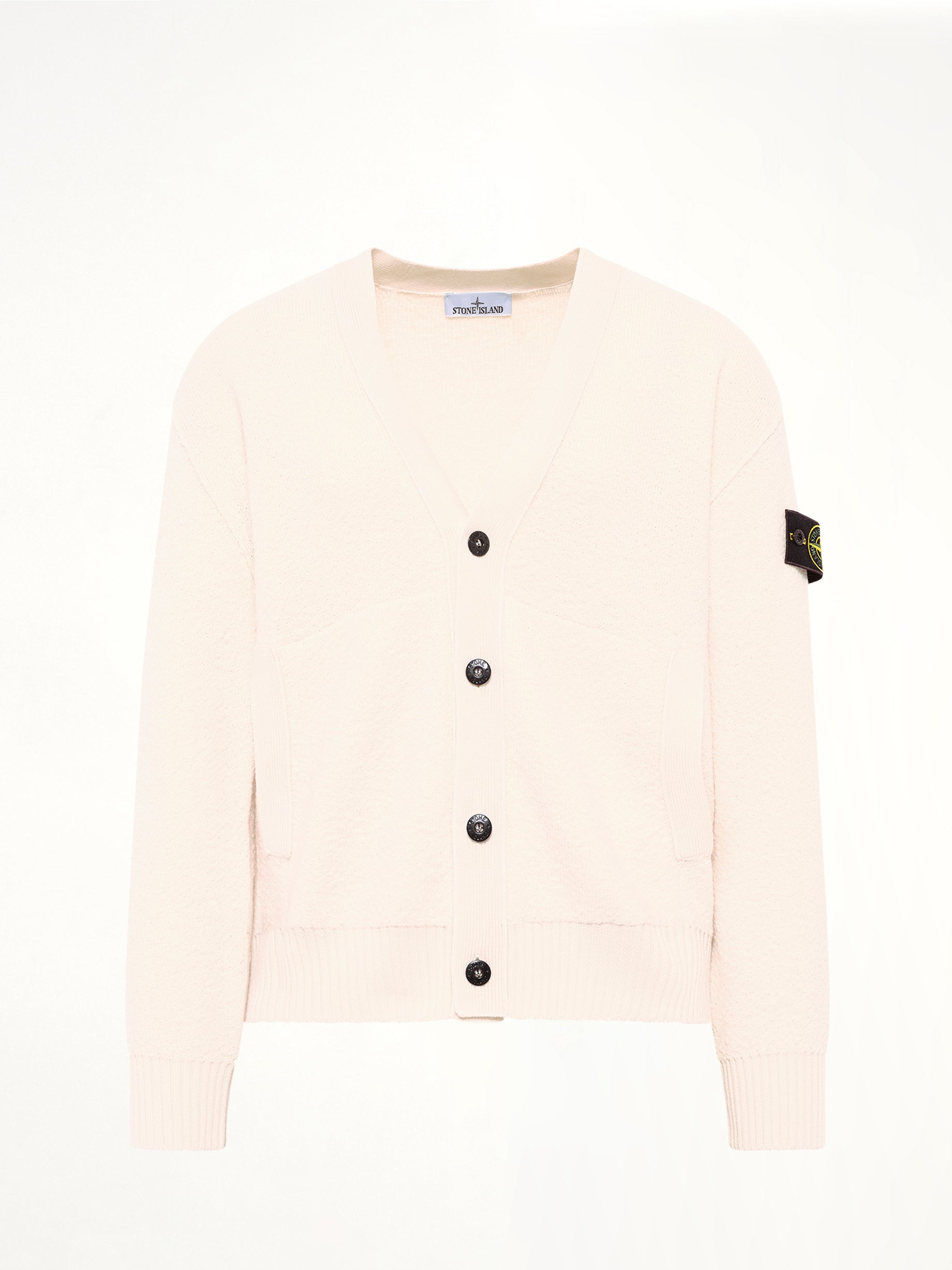 5100010 Light RWS Wool Cardigan in Ivory