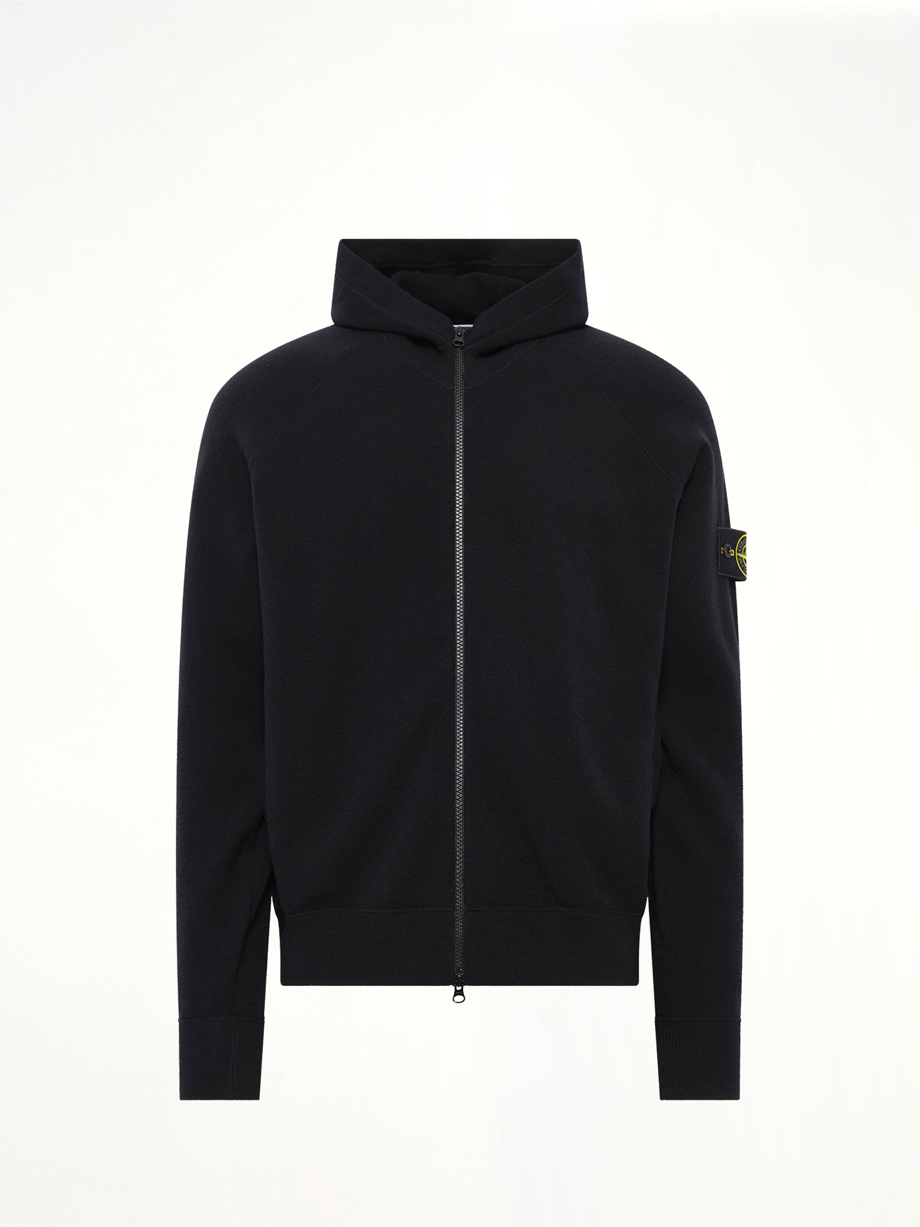 5100062 Wool Hoodie in Black