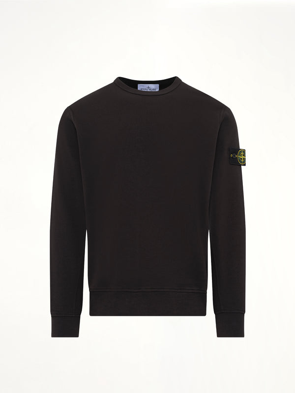 6100017 Organic Cotton Sweatshirt in Black