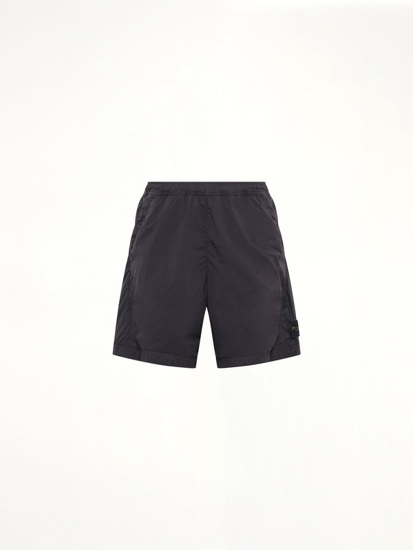 L100004 Ultra Light Nylon Stretch Shorts in Black