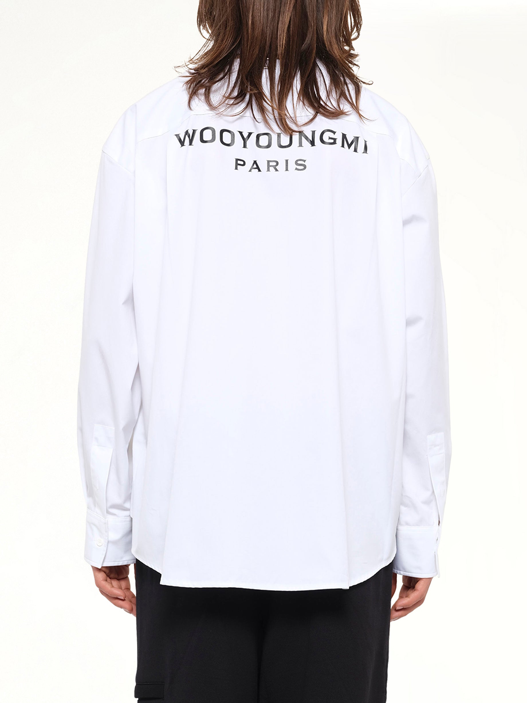 2 Pocket LS Shirt in White