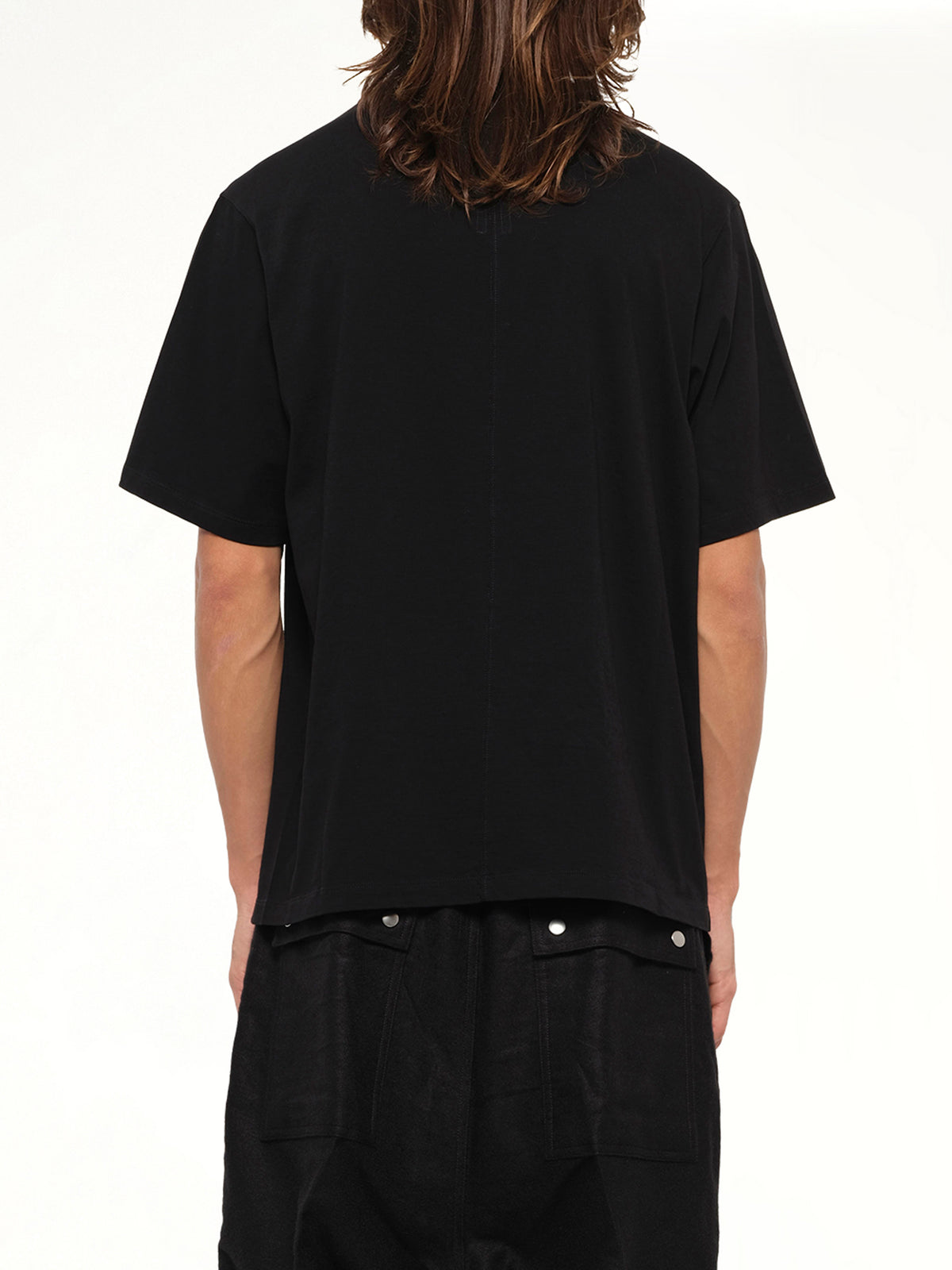Cotton Jersey Brad T-Shirt in Black