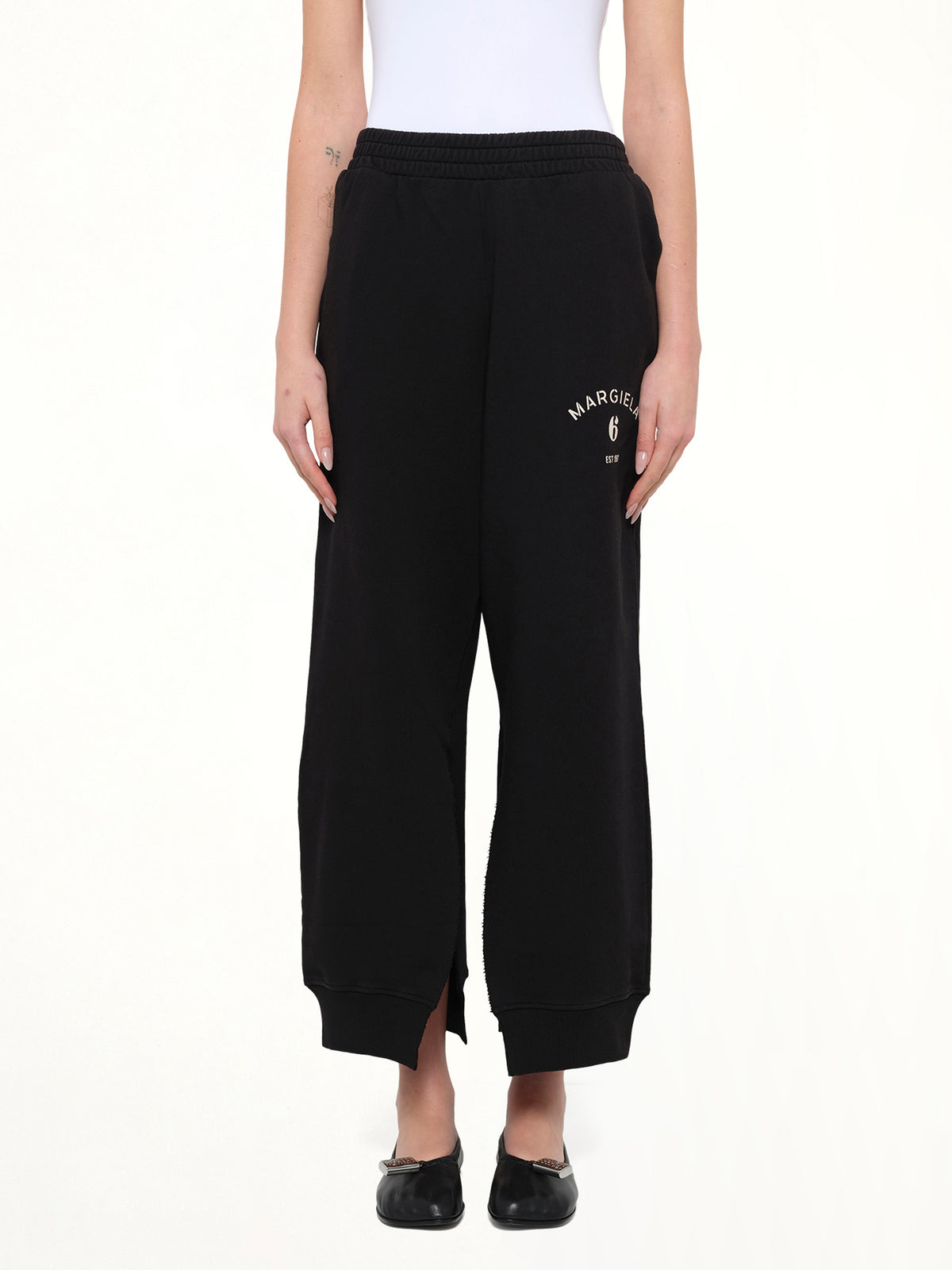 Cotton Sweatpants in Black