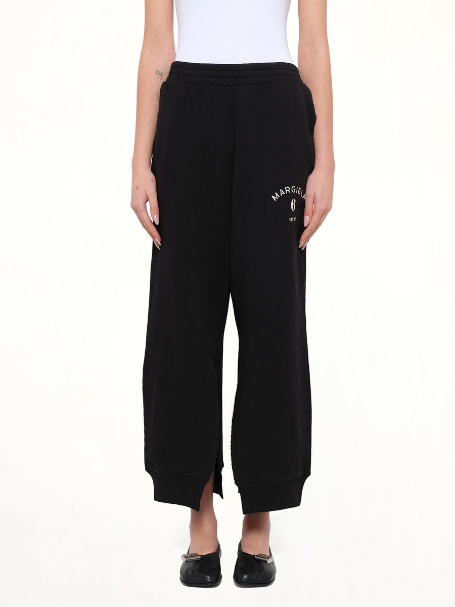 Cotton Sweatpants in Black