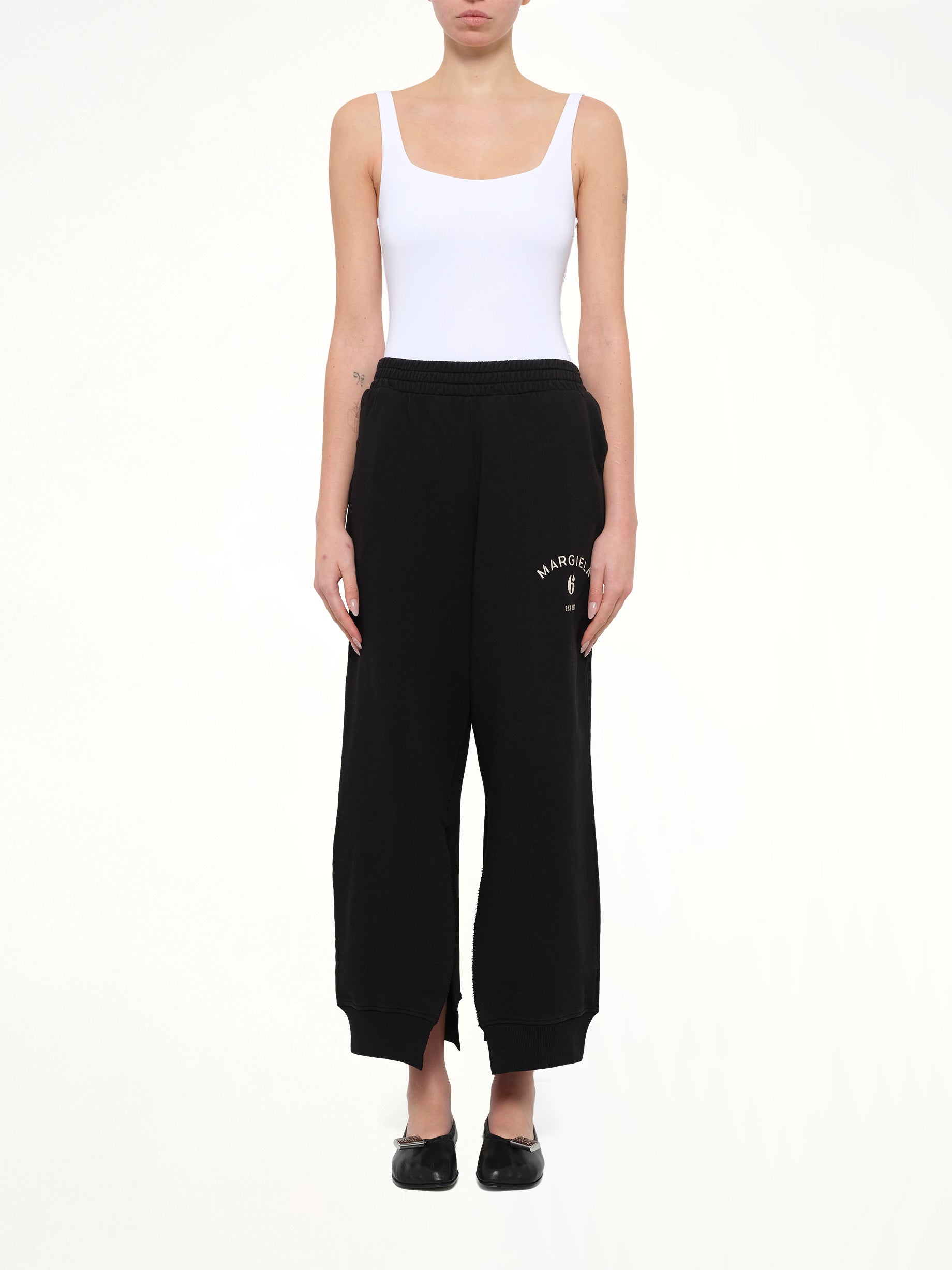 Cotton Sweatpants in Black