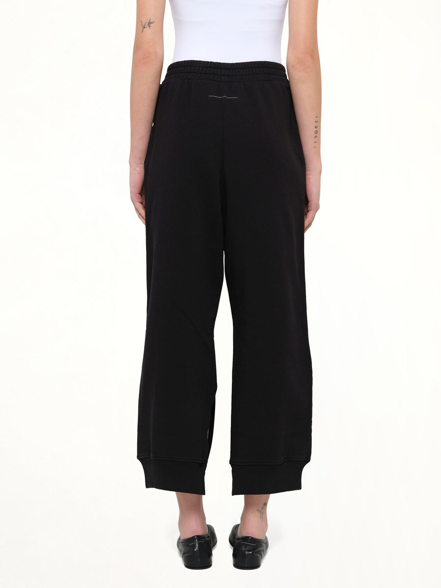 Cotton Sweatpants in Black