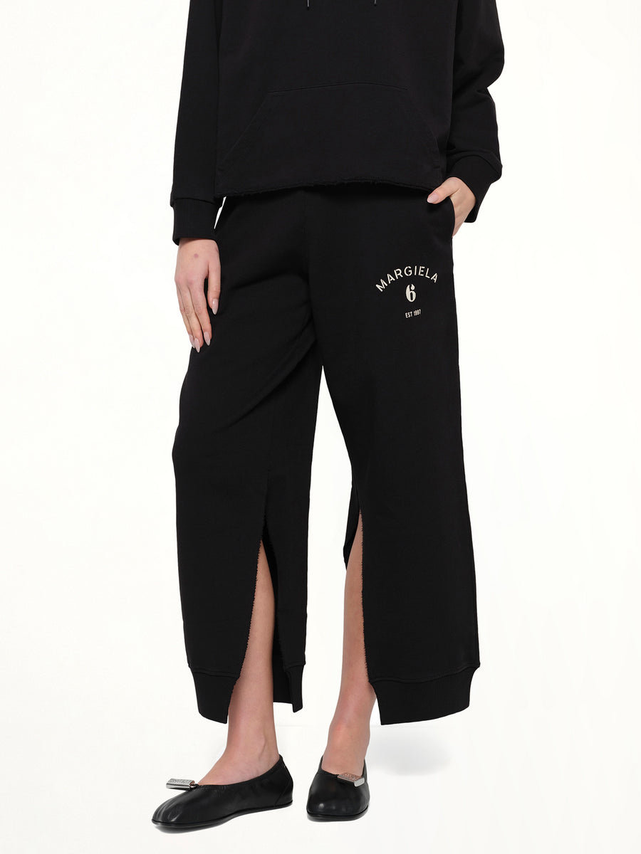 Cotton Sweatpants in Black