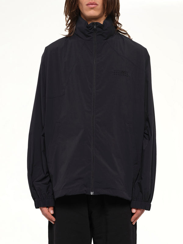 Crispy Thin Nylon Jacket in Black