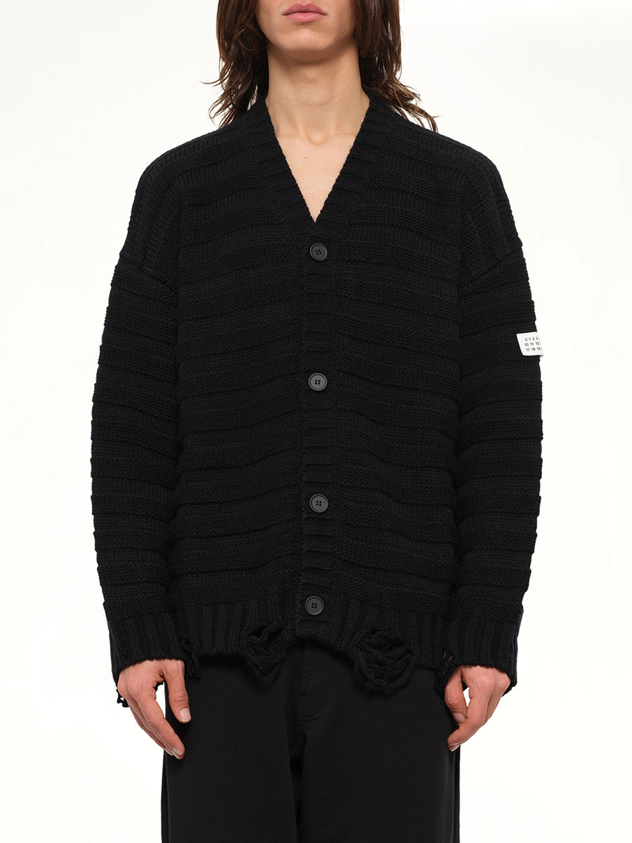 Gauge 3 Cardigan in Black