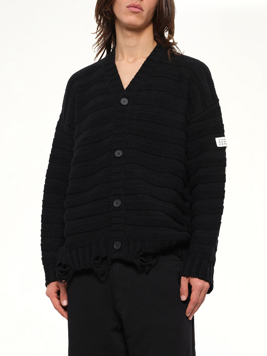 Gauge 3 Cardigan in Black