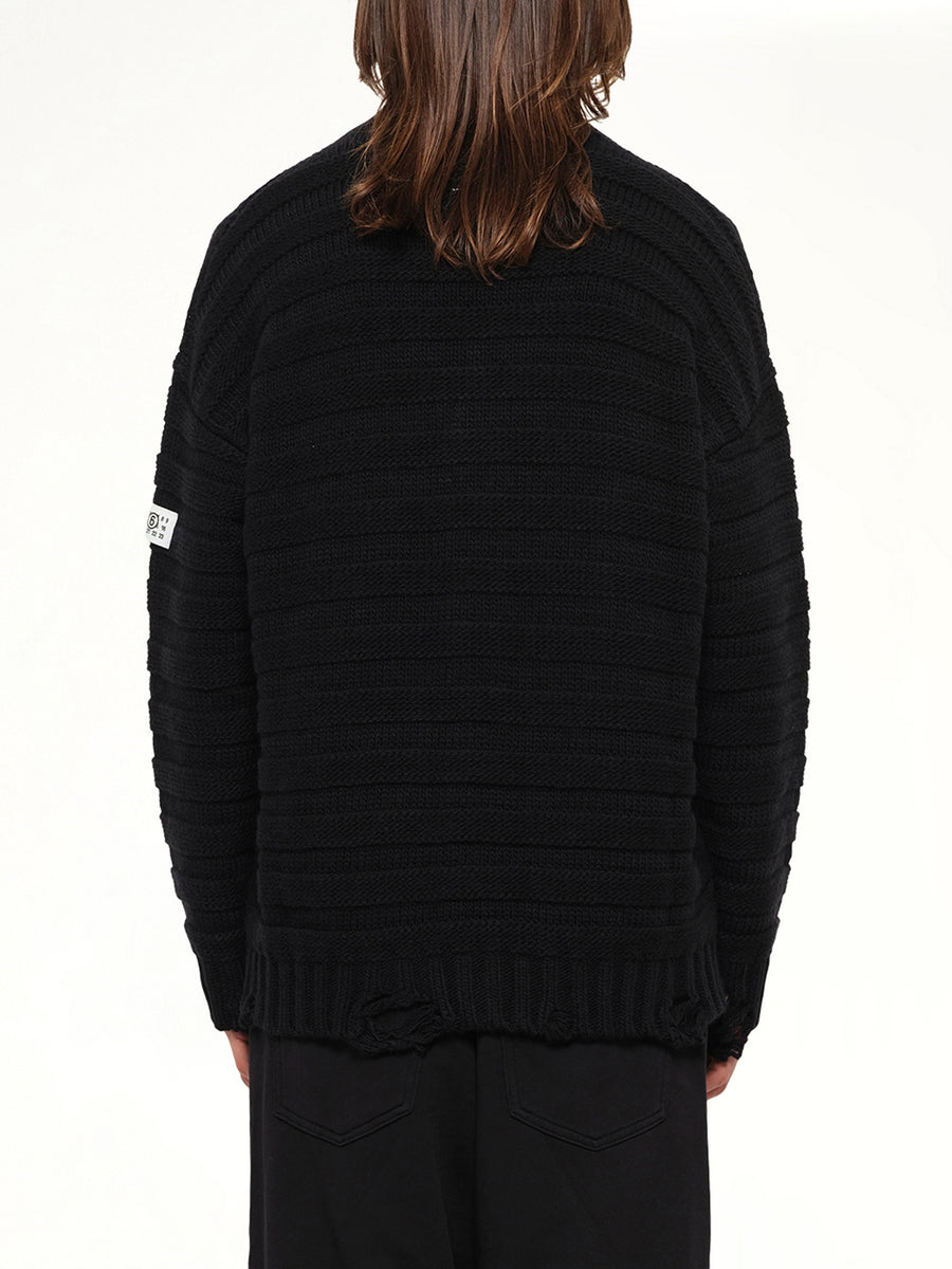 Gauge 3 Cardigan in Black