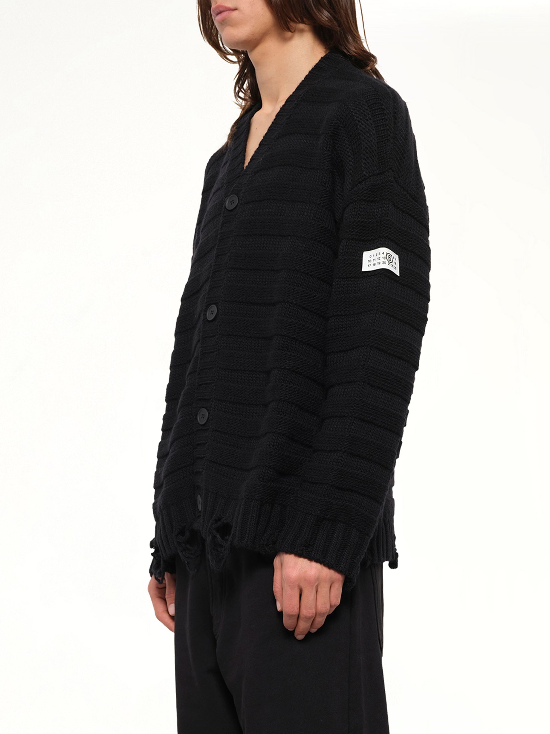 Gauge 3 Cardigan in Black