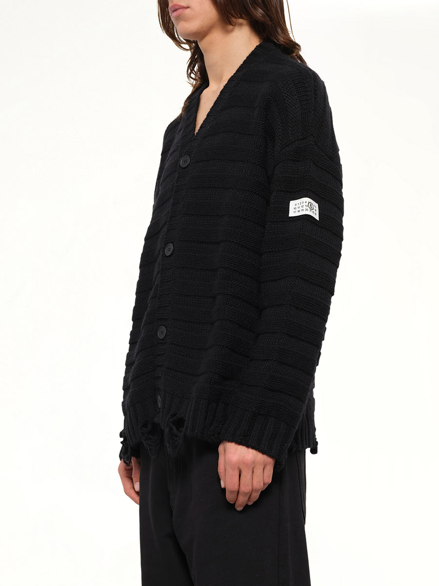 Gauge 3 Cardigan in Black