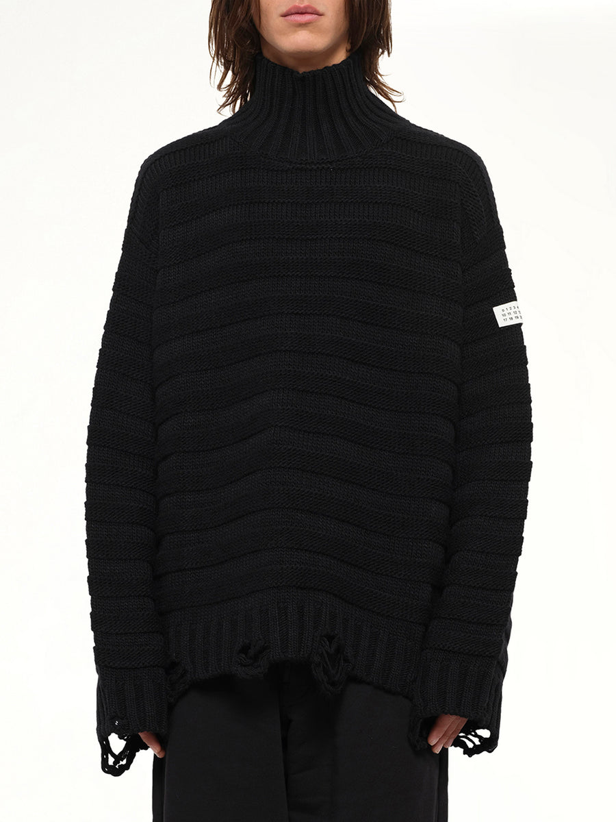Gauge 3 Turtleneck in Black