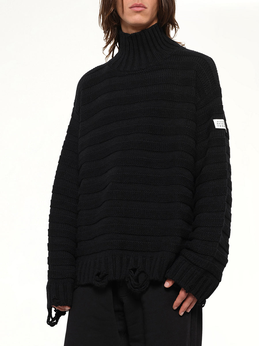 Gauge 3 Turtleneck in Black