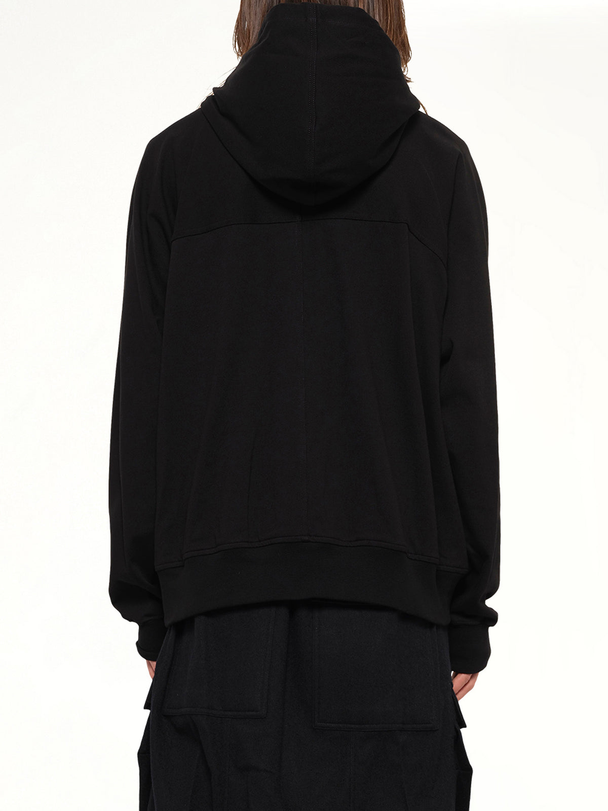 Heavy Jersey Windbreaker in Black