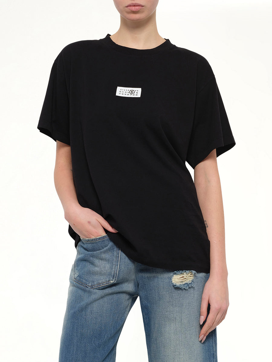 MM6 Patch T-Shirt in Black