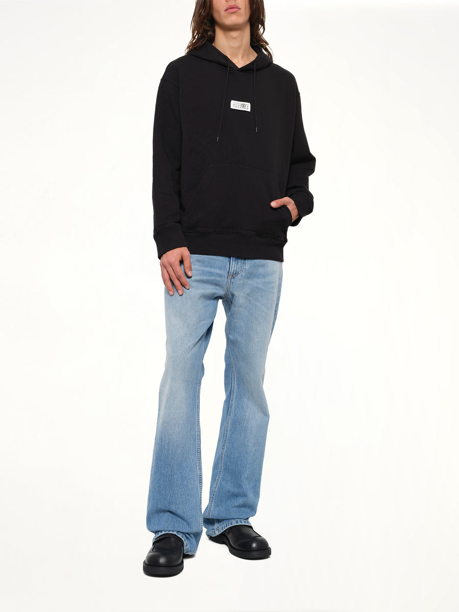 MM6 Patch Hoodie in Black