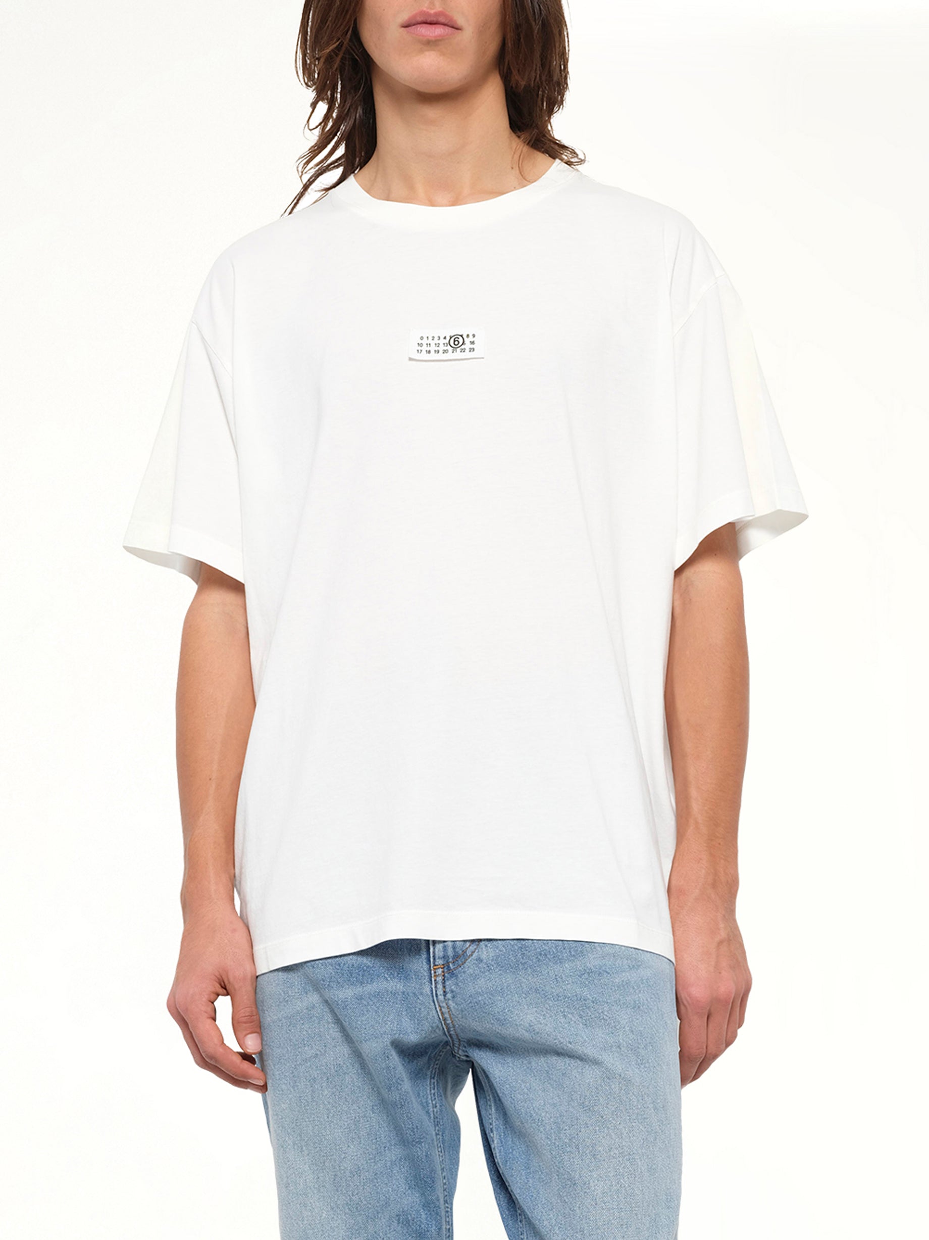 MM6 Patch T-Shirt in Off White