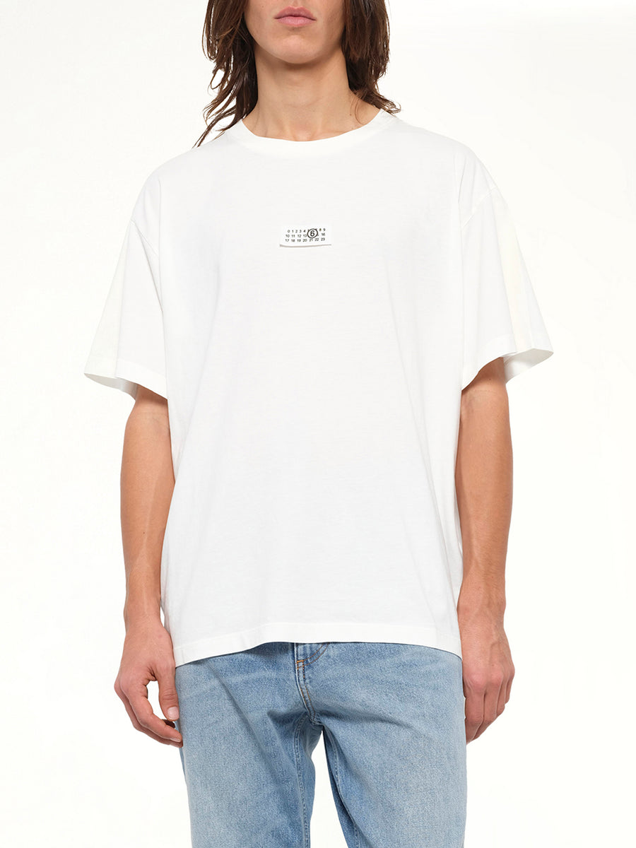 MM6 Patch T-Shirt in Off White