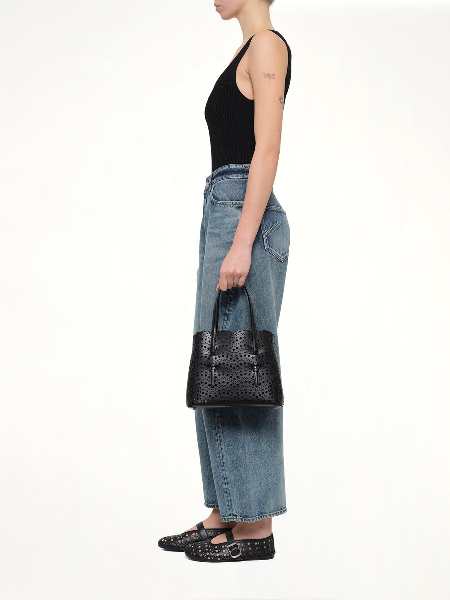 Mina 25 Tote Bag in Black