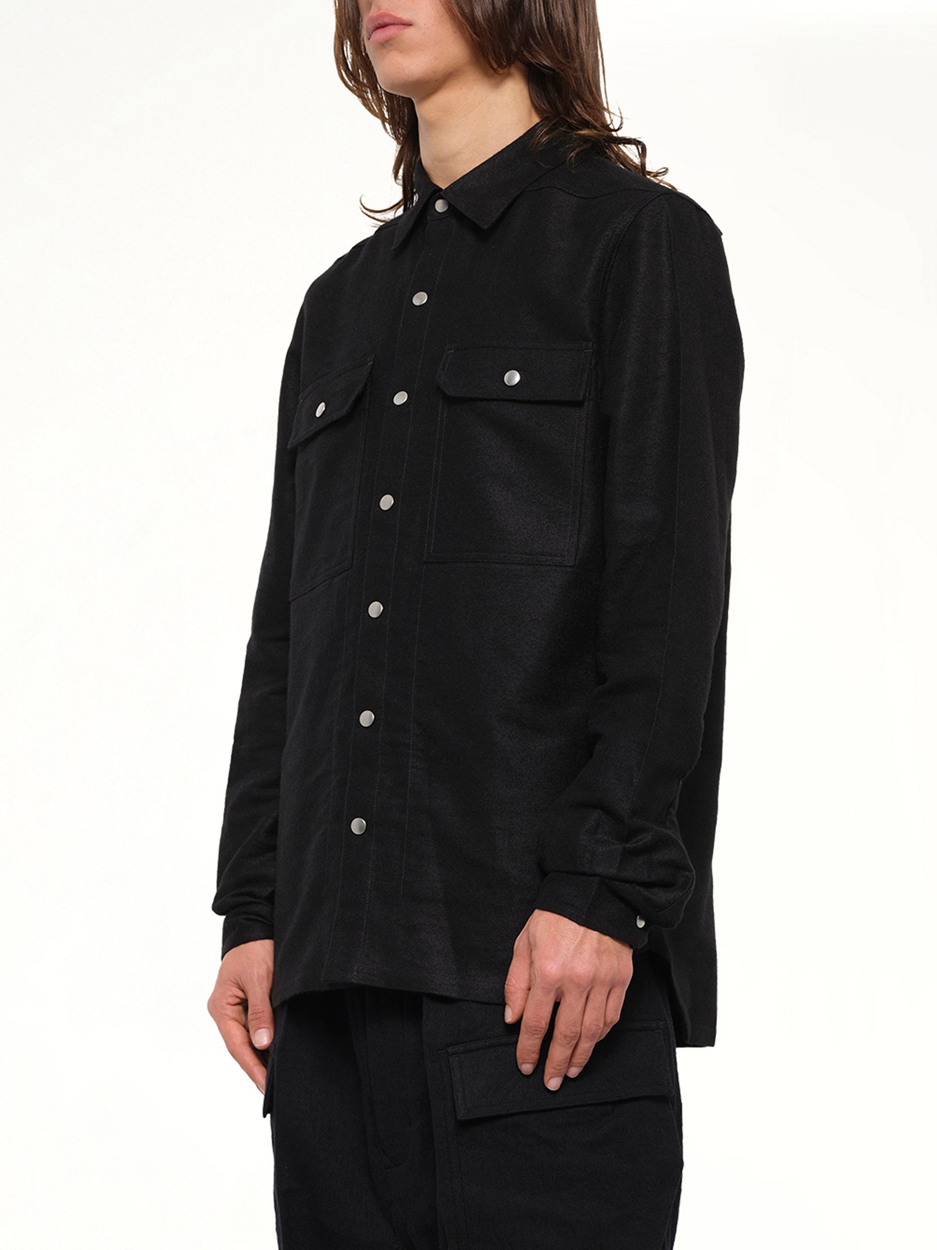 Moleskin Outershirt in Black