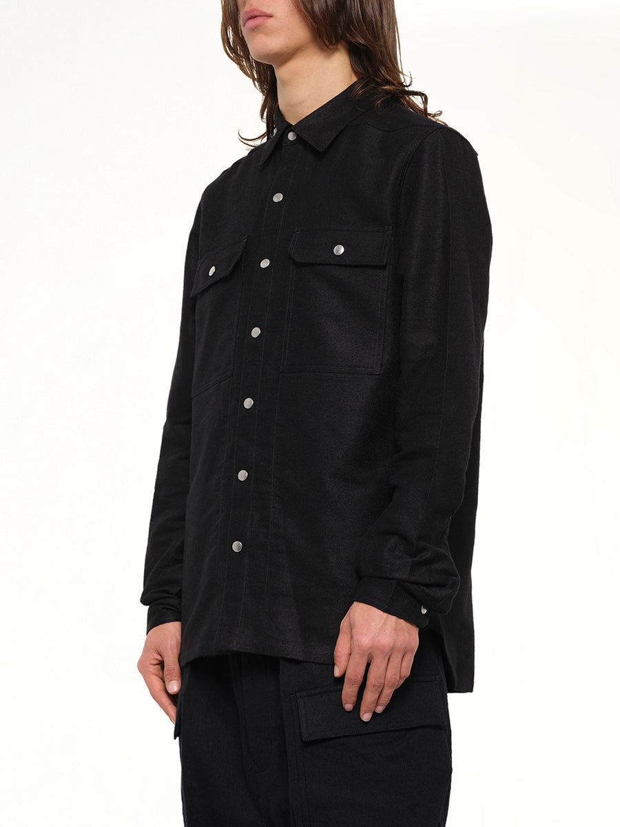 Moleskin Outershirt in Black