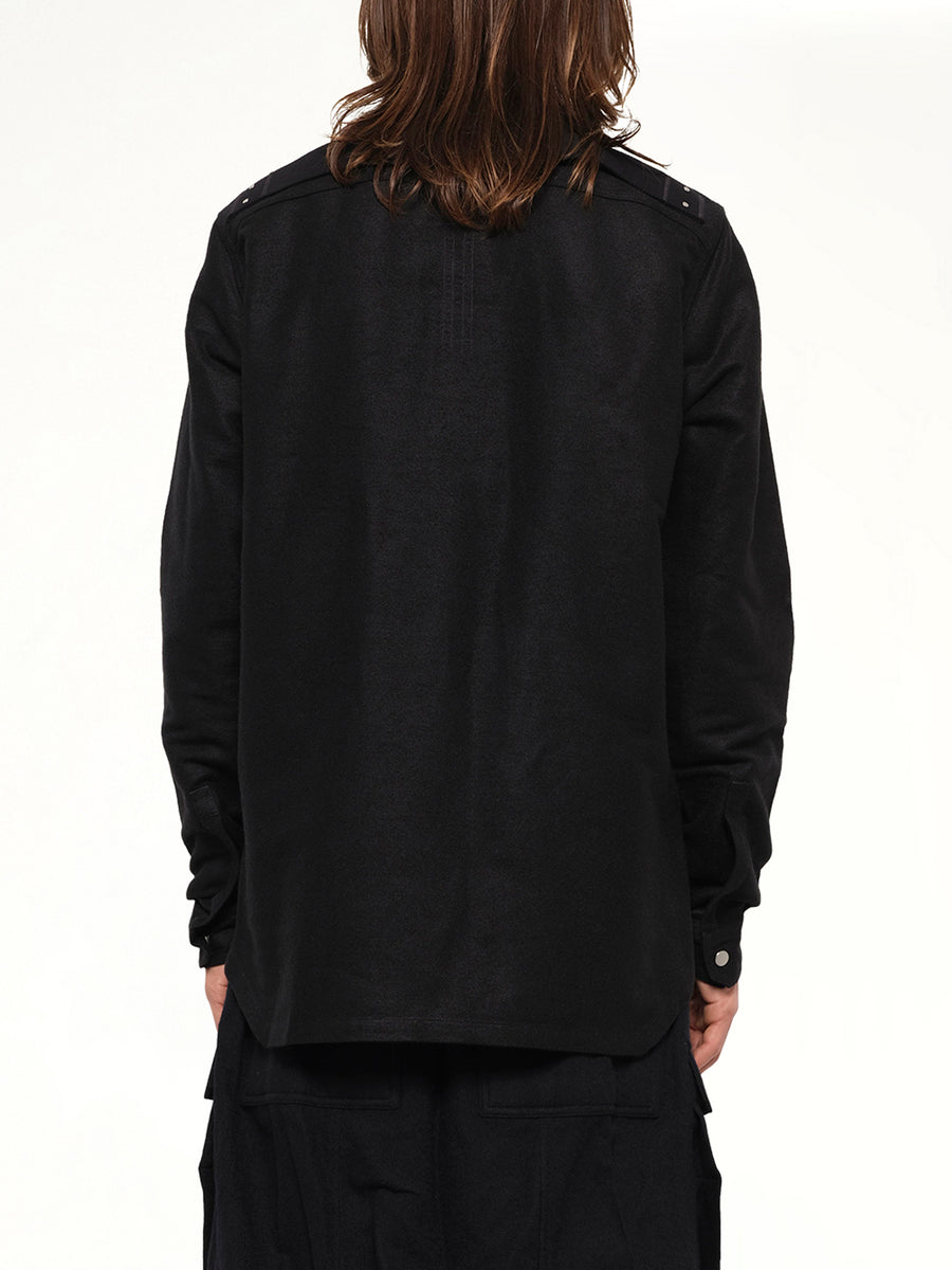 Moleskin Outershirt in Black