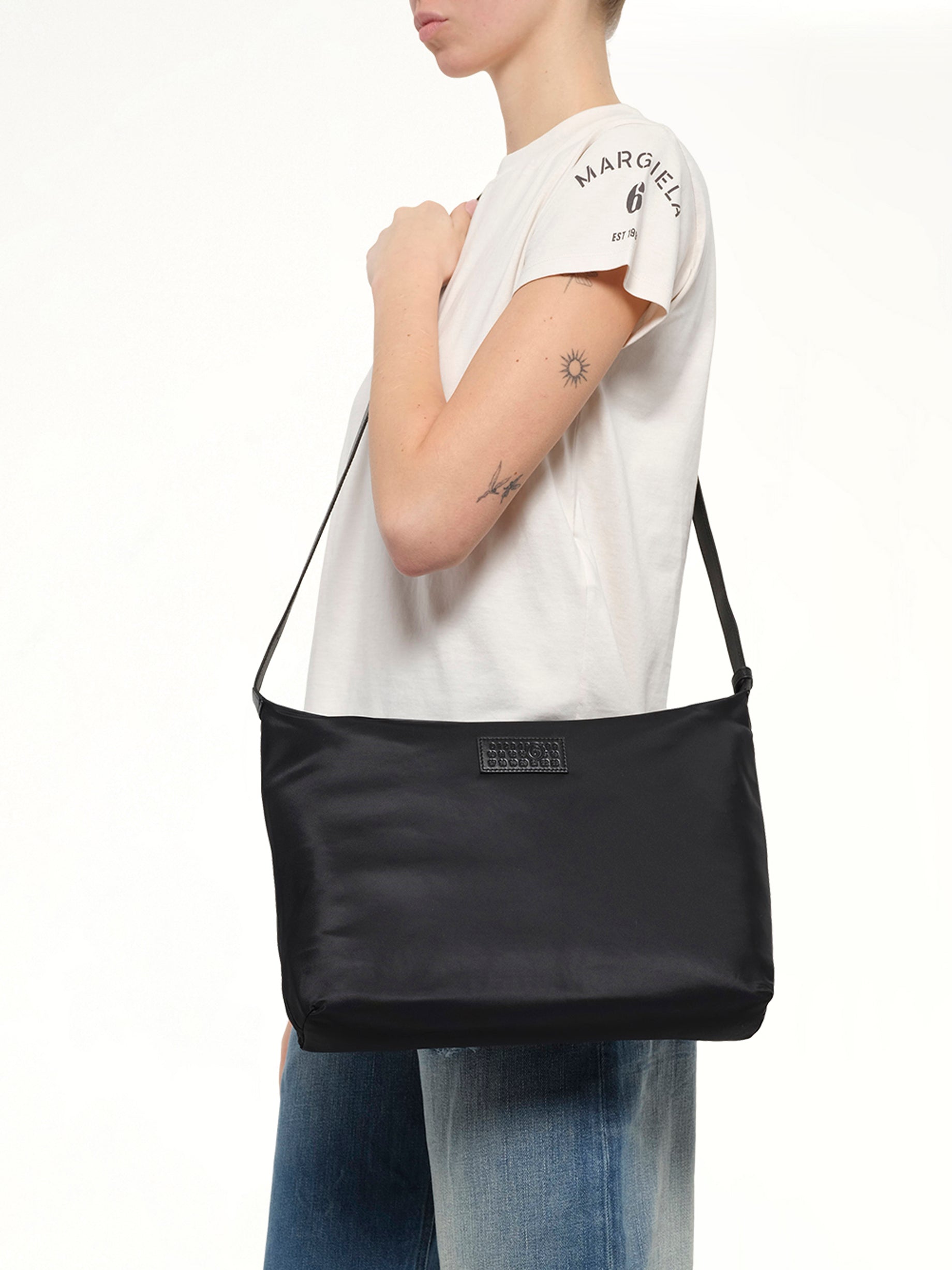 Nylon Crossbody in Black