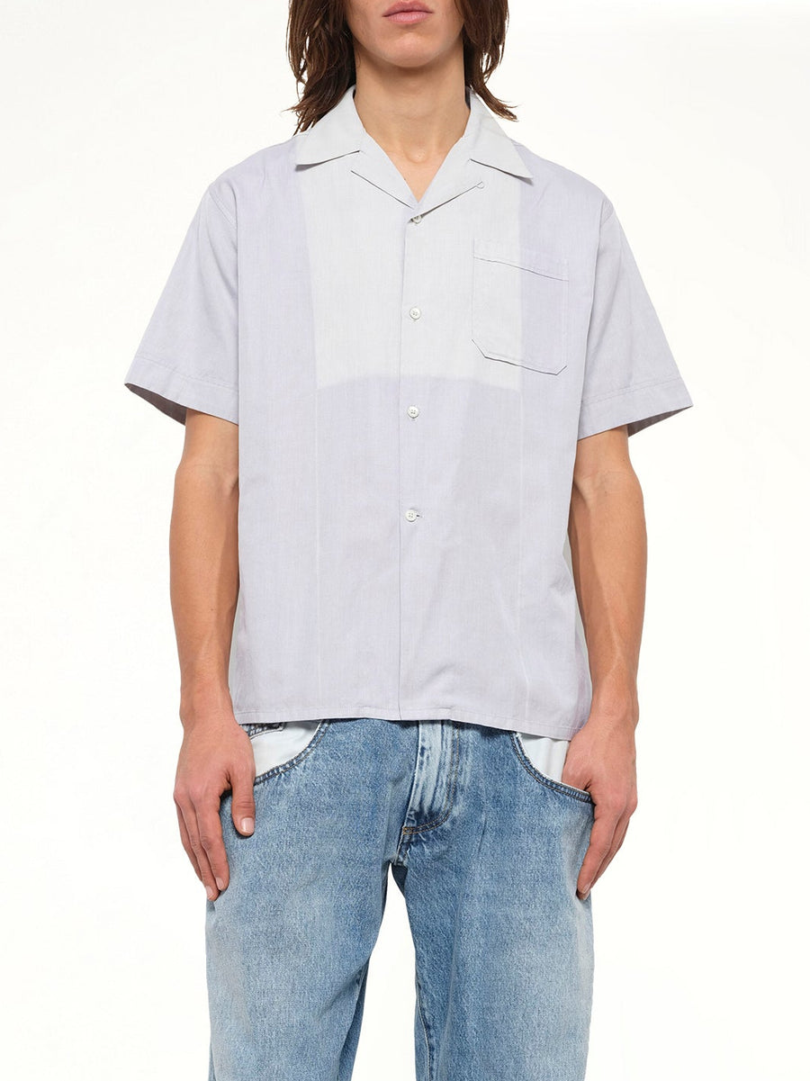 Short Sleeve Shirt in Pearl Grey
