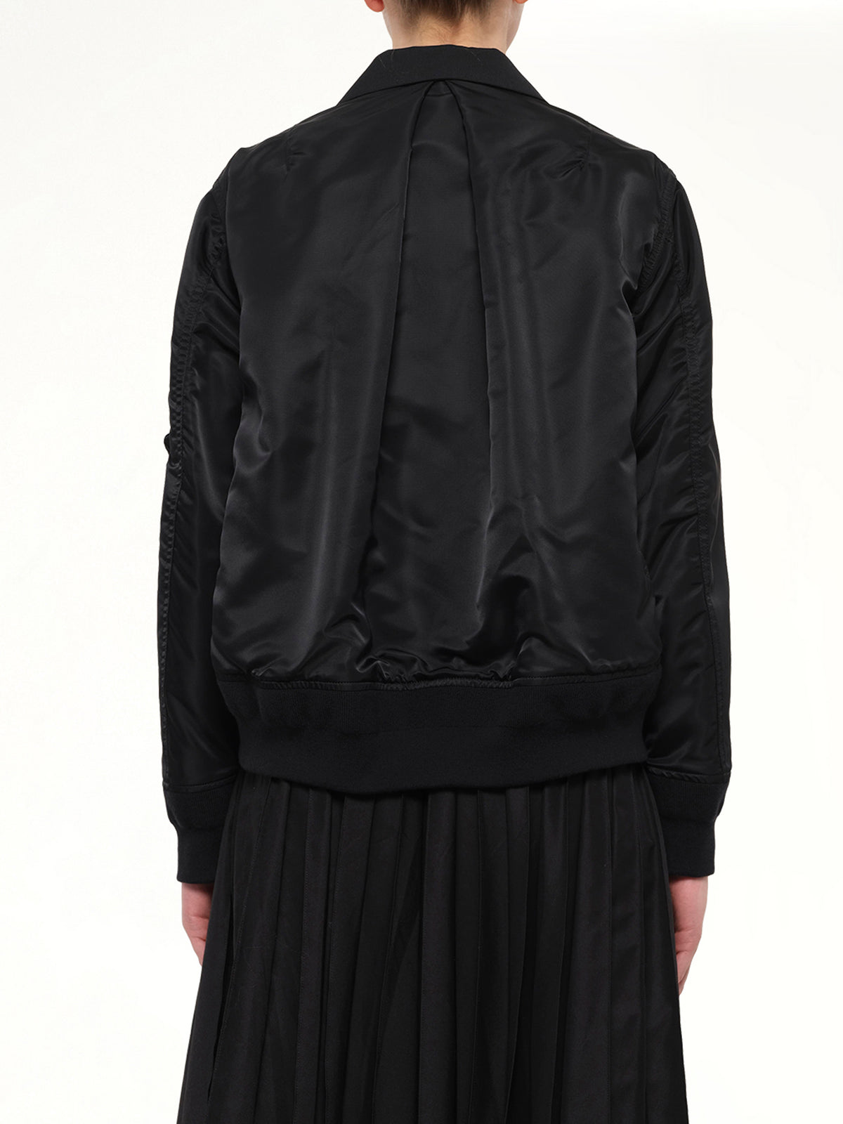 Suiting x Nylon Twill Jacket in Black