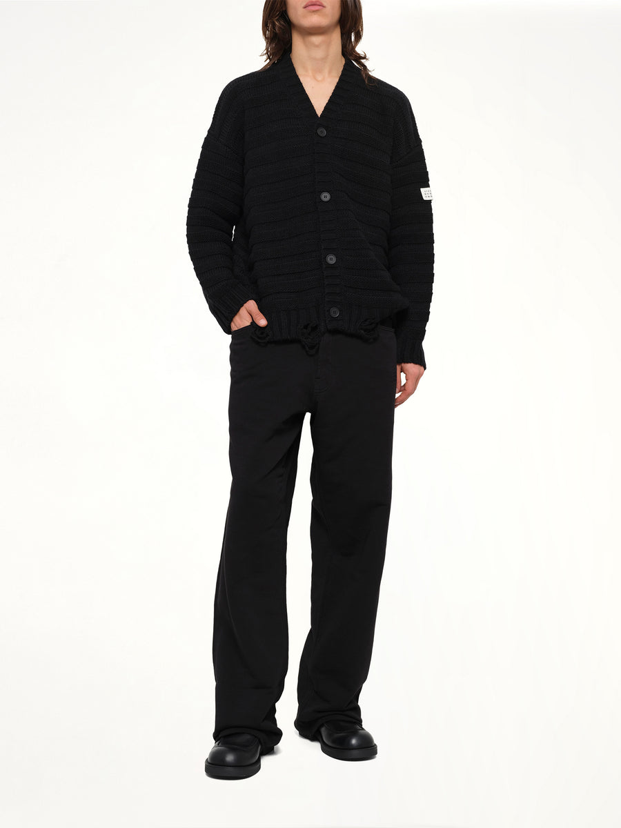 Sweat 5 Pocket Pants in Black