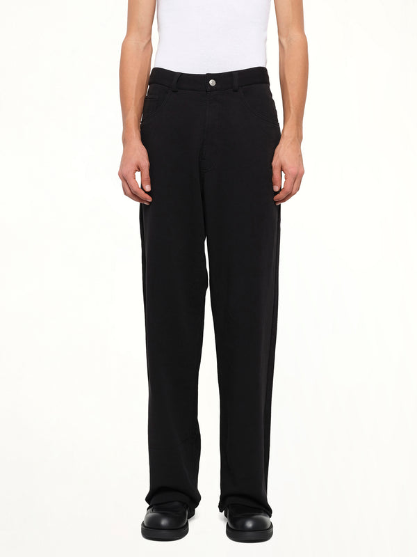 Sweat 5 Pocket Pants in Black