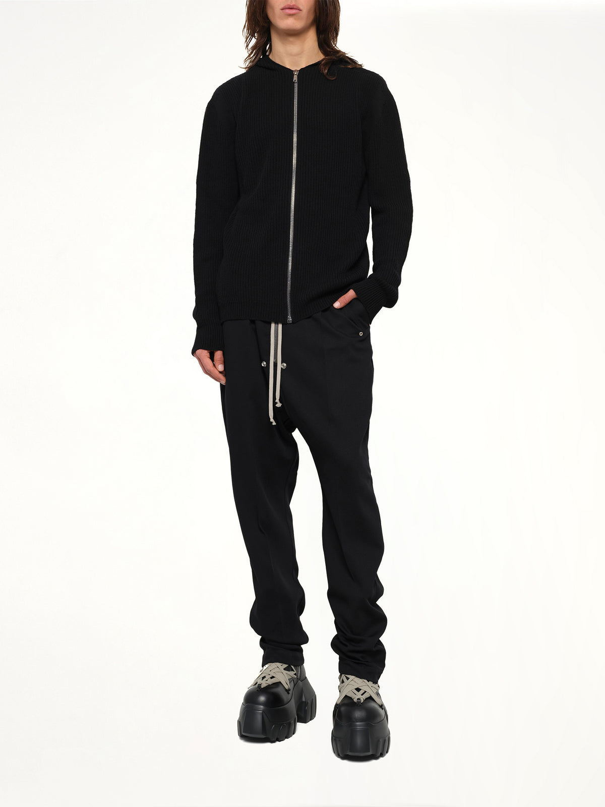 Wool Bela Pants in Black