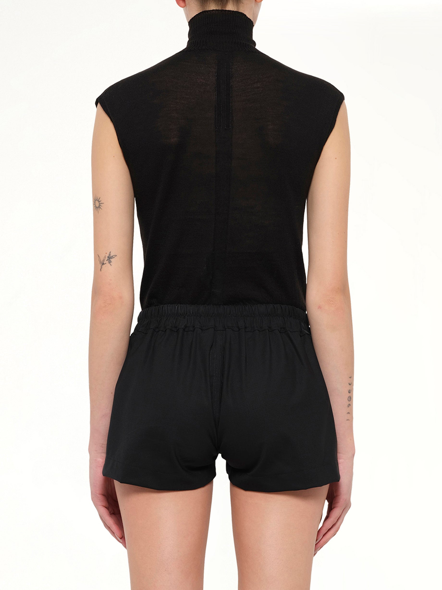 Woven Wool FOG Boxers in Black