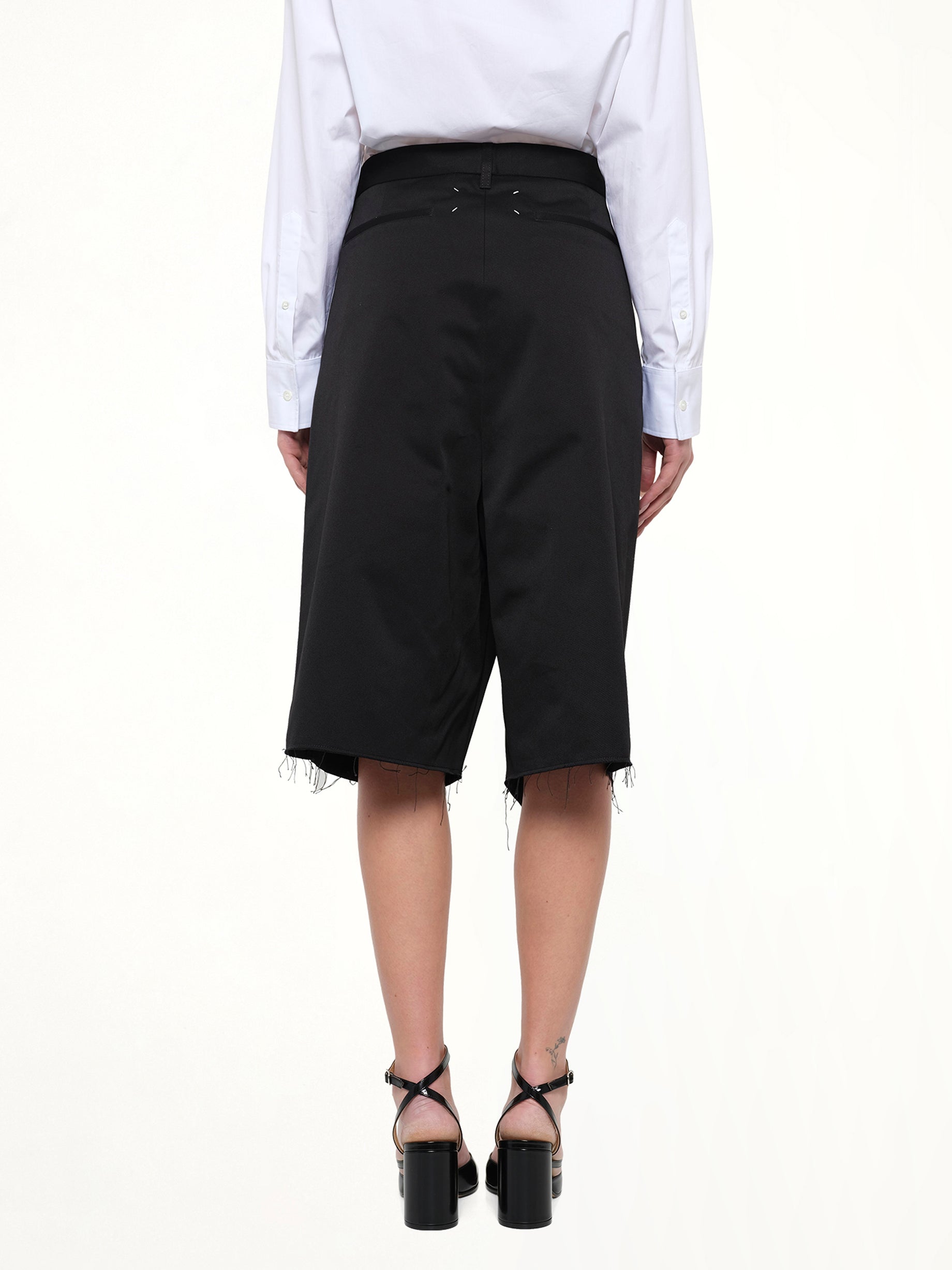 Wrap Shorts in Black
