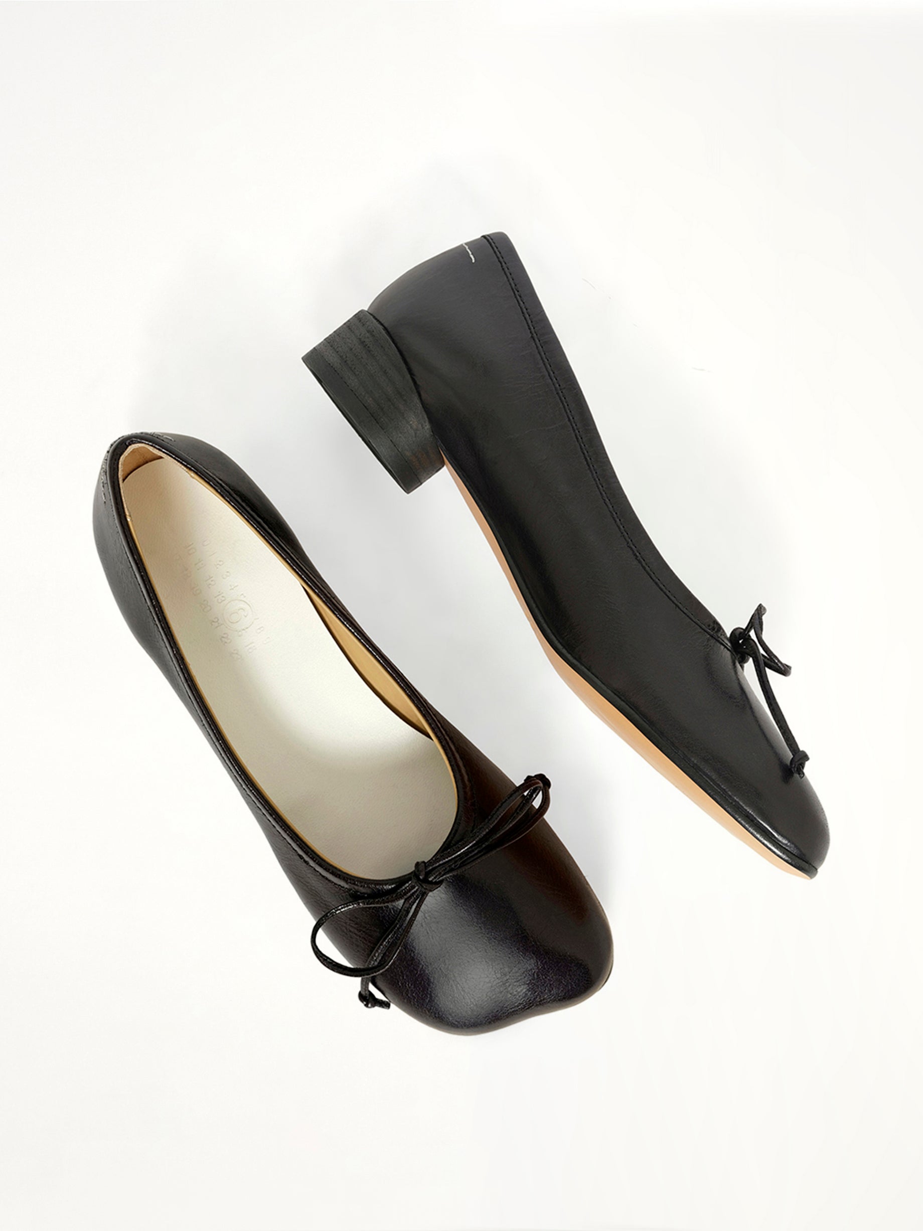 Ballet Shoe 3cm in Black