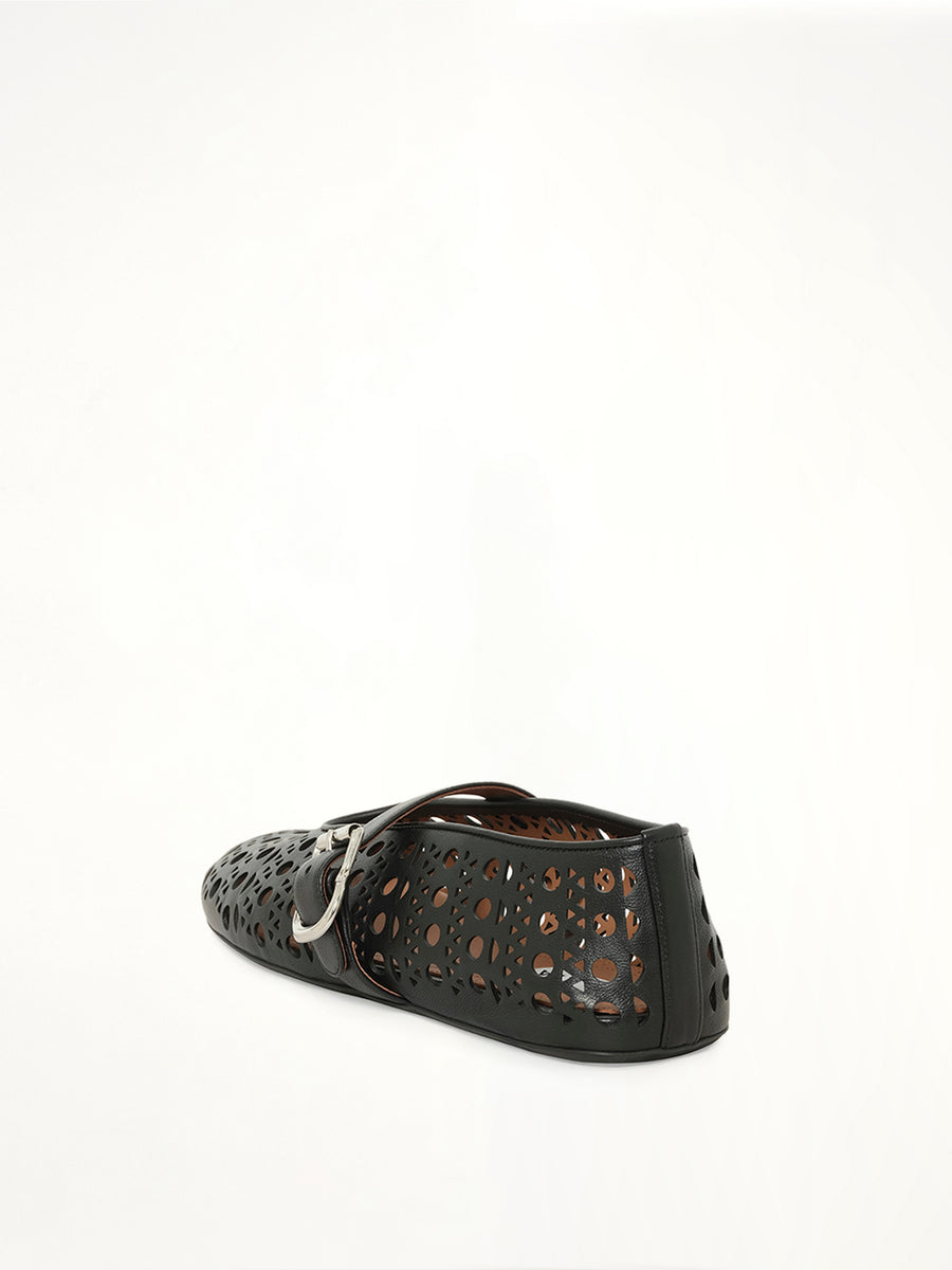 Ballet Vienne Flats in Black