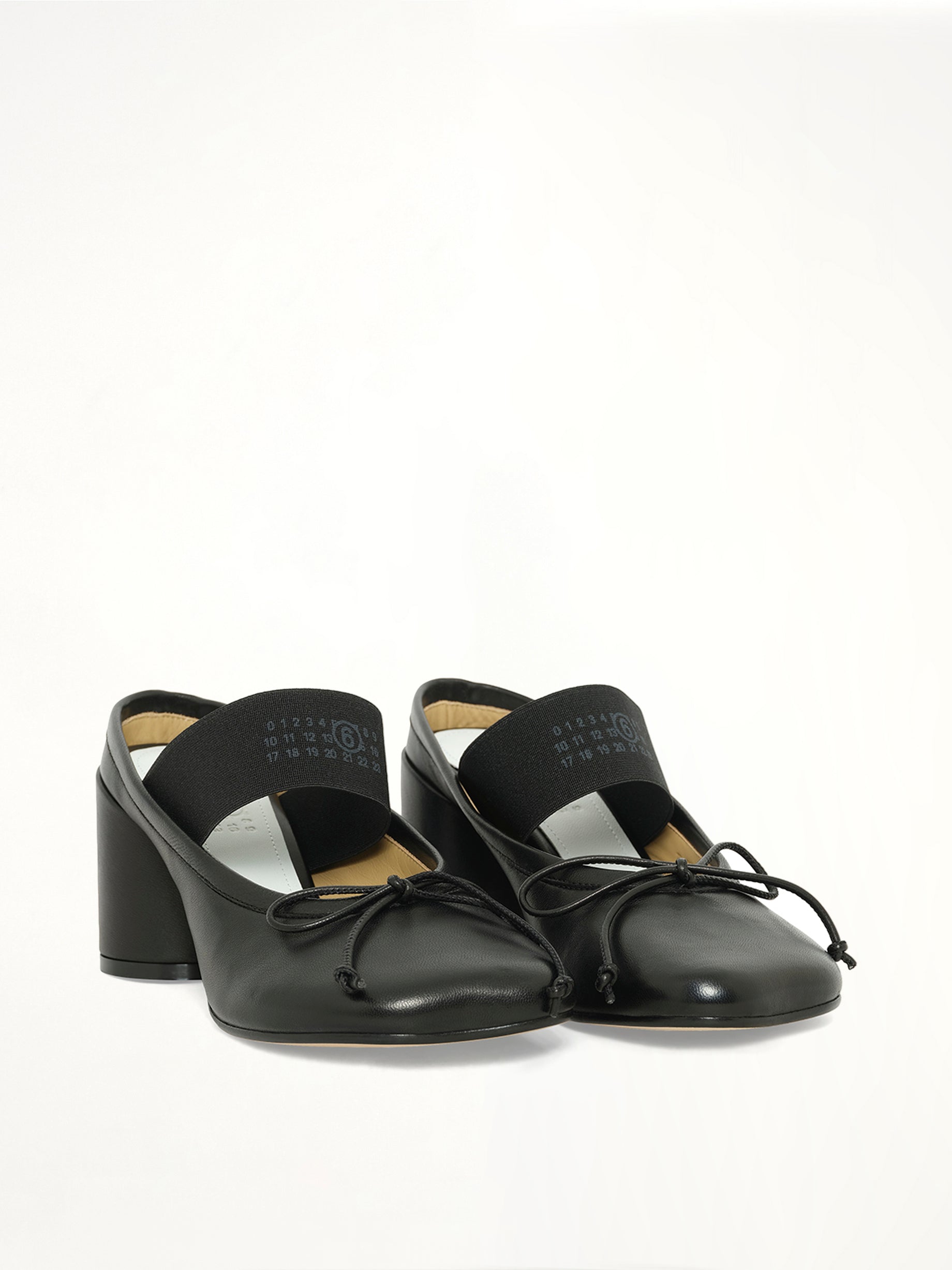 Elastic Band Sandal in Black