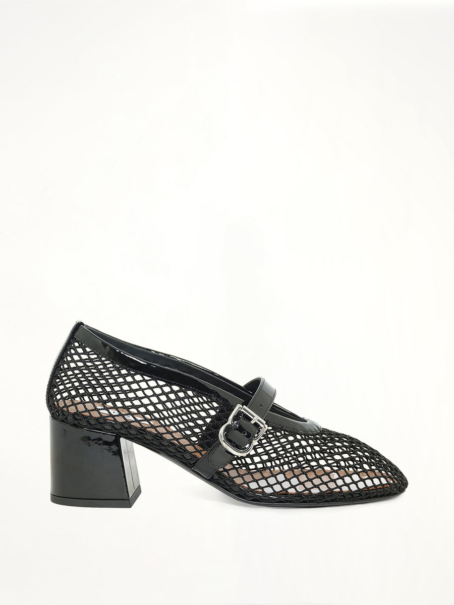 Fishnet Pumps H55 in Black
